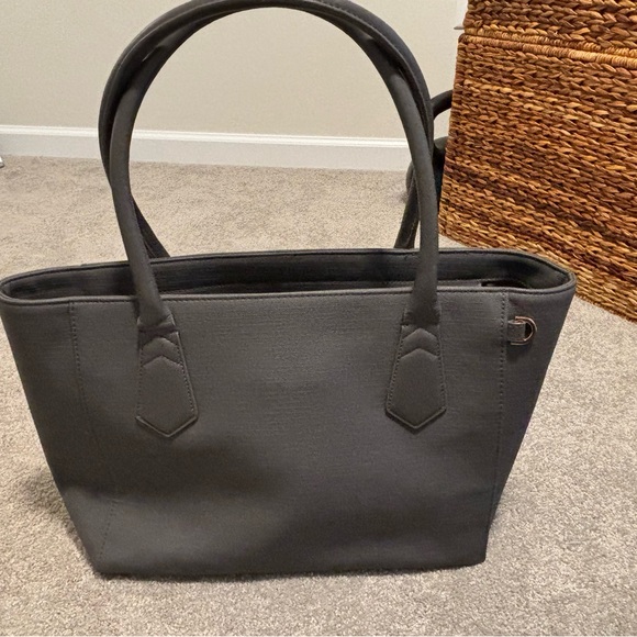 Dagne Dover Signature Tote in Graphite - Picture 4 of 6